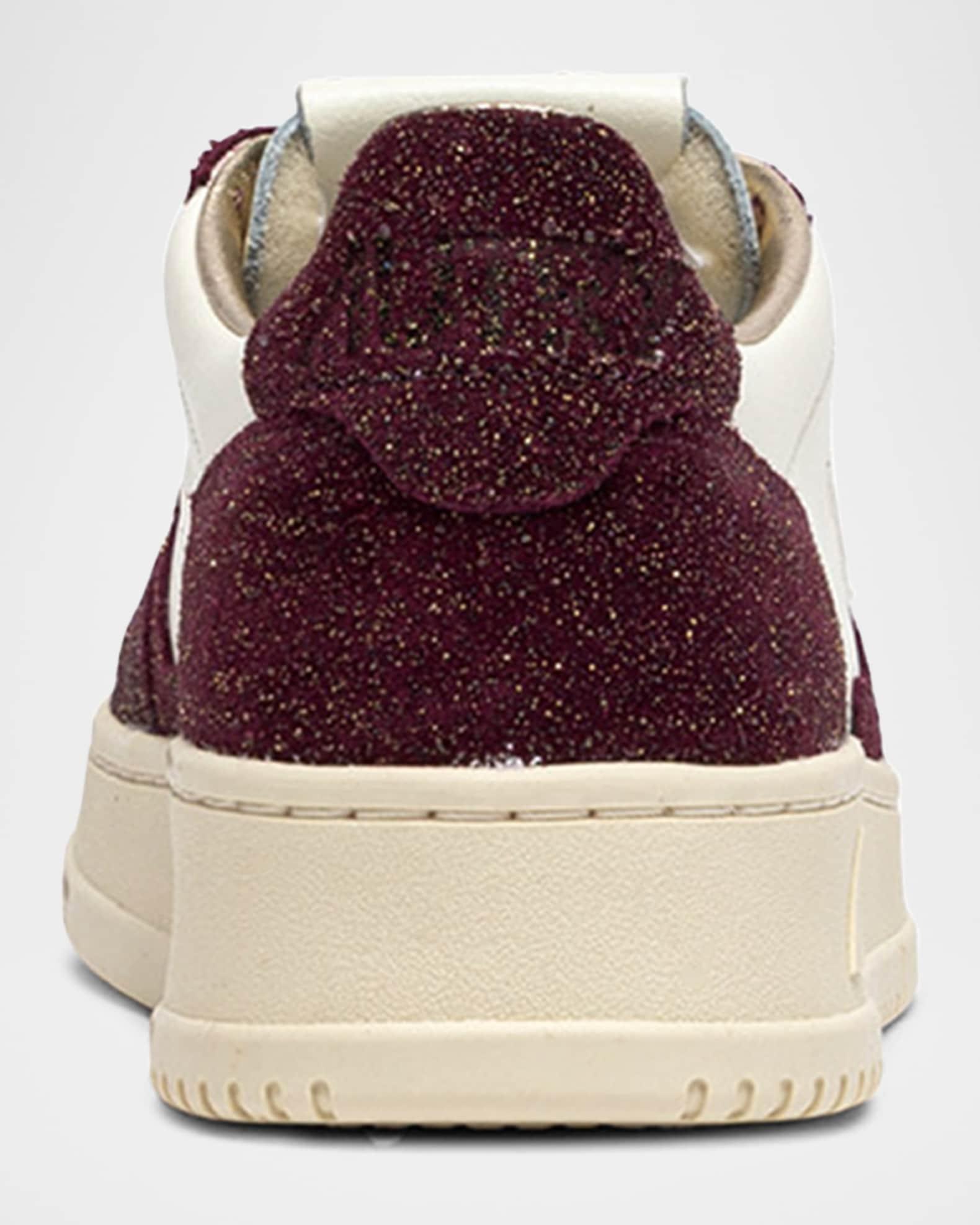 Medalist Mixed Leather Low-Top Sneakers Product Image