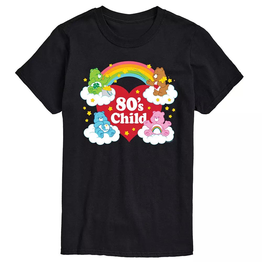 Big & Tall Care Bears 80s Child Graphic Tee, Men's,  Product Image