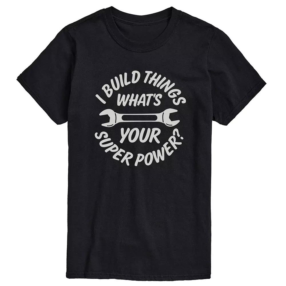 Men's I Build Things Tee,  Product Image