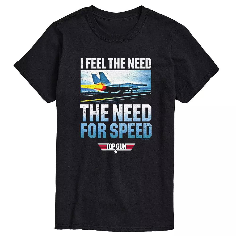 Big & Tall Top Gun Need For Speed Tee, Men's,  Product Image