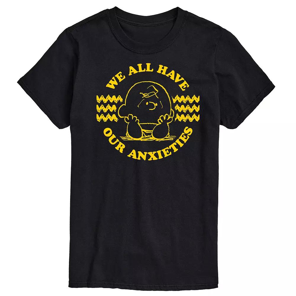 Men's Peanuts We All Have Our Anxieties Graphic Tee,  Product Image