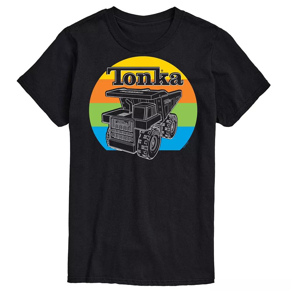 Men's Tonka Retro Sunset Graphic Tee, Size: XL, Black Product Image