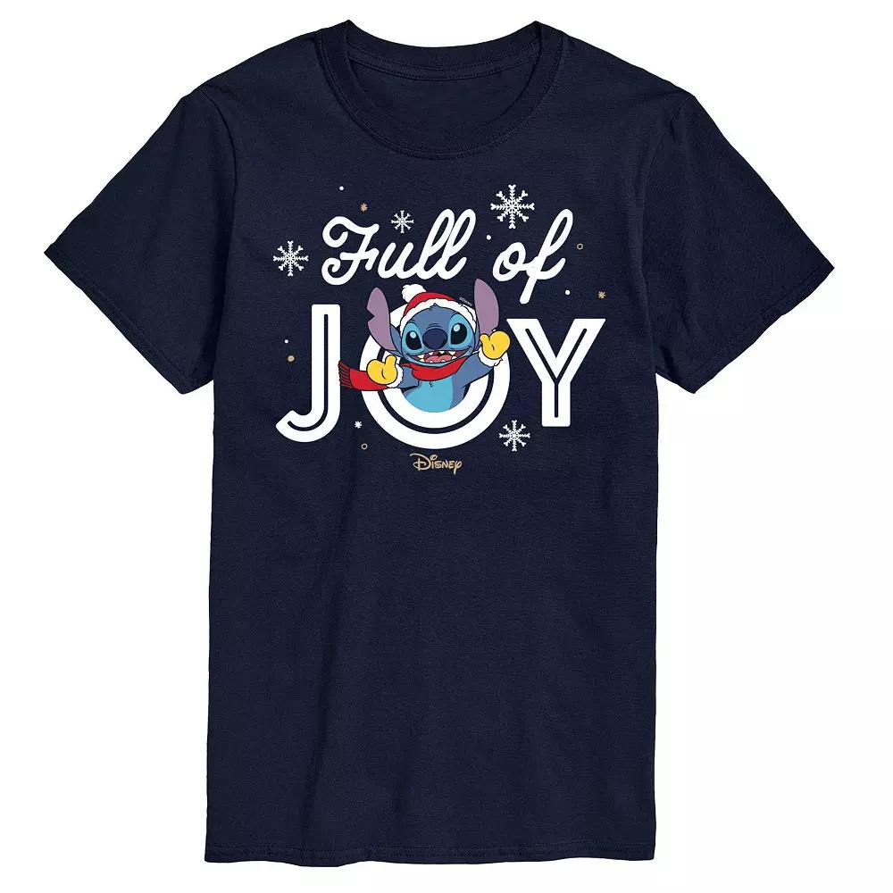 Disney's Lilo & Stitch Big & Tall Full Of Joy Graphic Tee, Men's,  Product Image