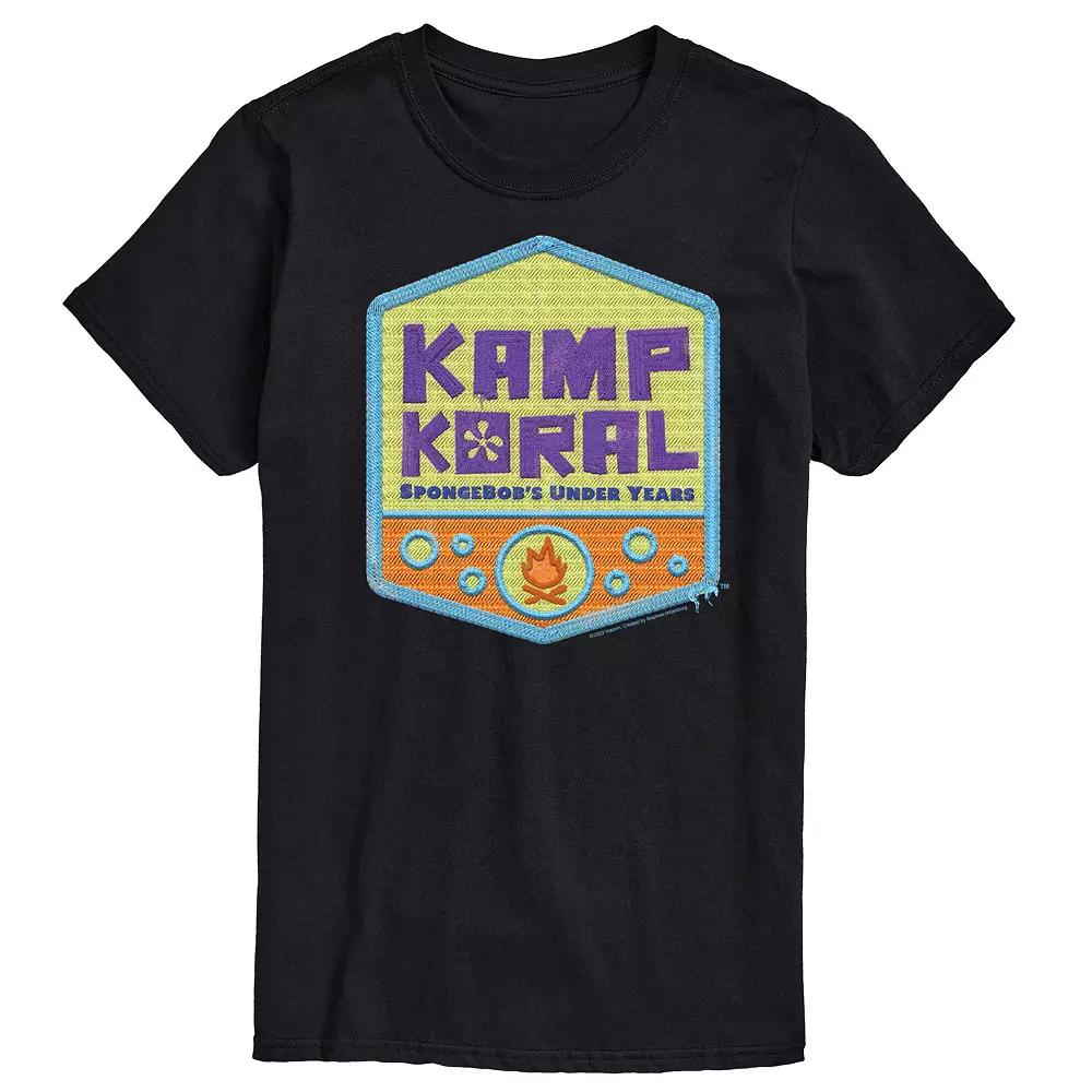 Men's SpongeBob SquarePant Kamp Koral Logo Graphic Tee,  Product Image