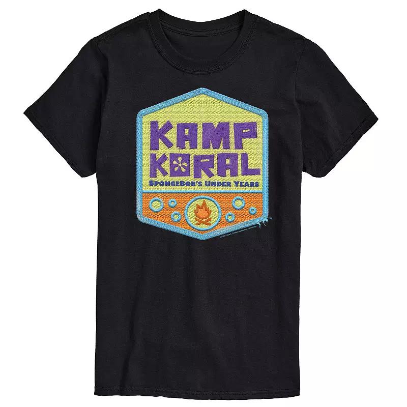 Men's SpongeBob SquarePant Kamp Koral Logo Graphic Tee,  Product Image