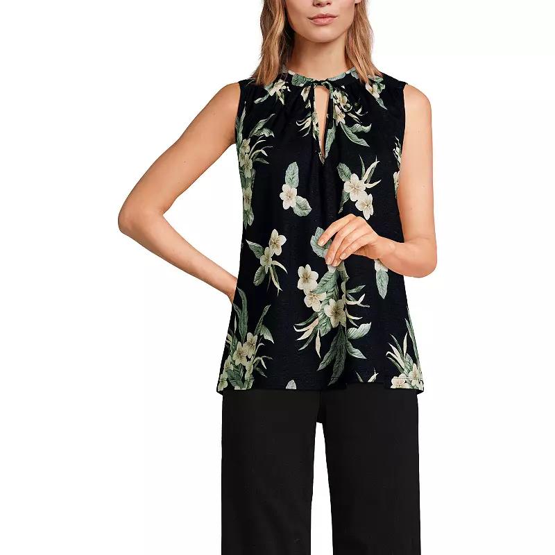 Women's Lands' End Notch Neck Swing Tank Top,  Product Image