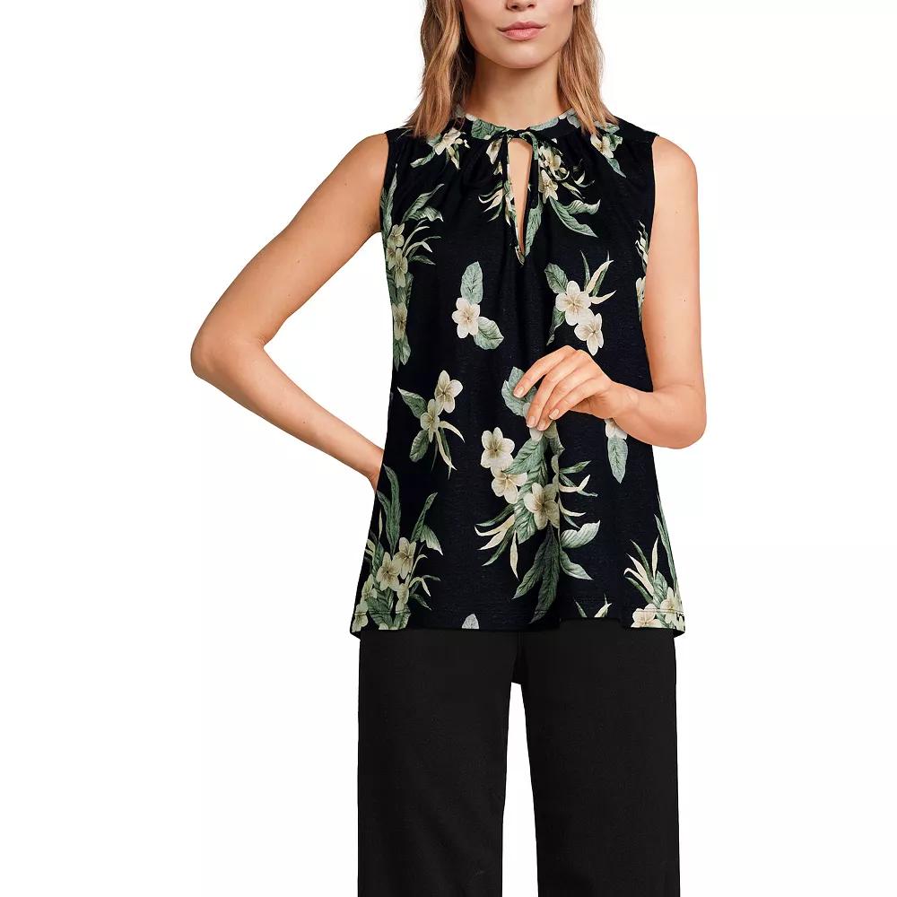 Women's Lands' End Notch Neck Swing Tank Top,  Product Image