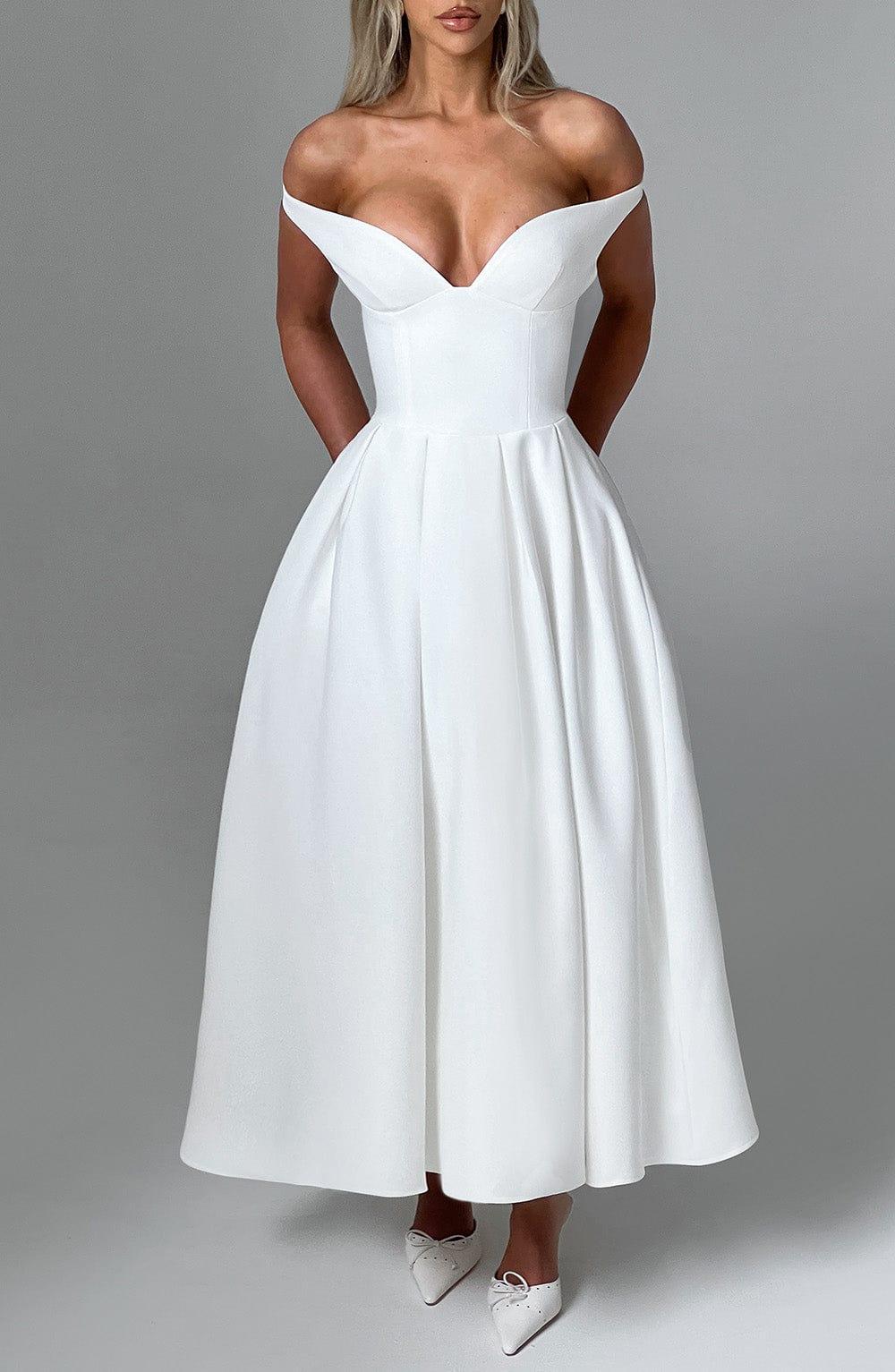 Lanetta Midi Dress - Ivory Product Image