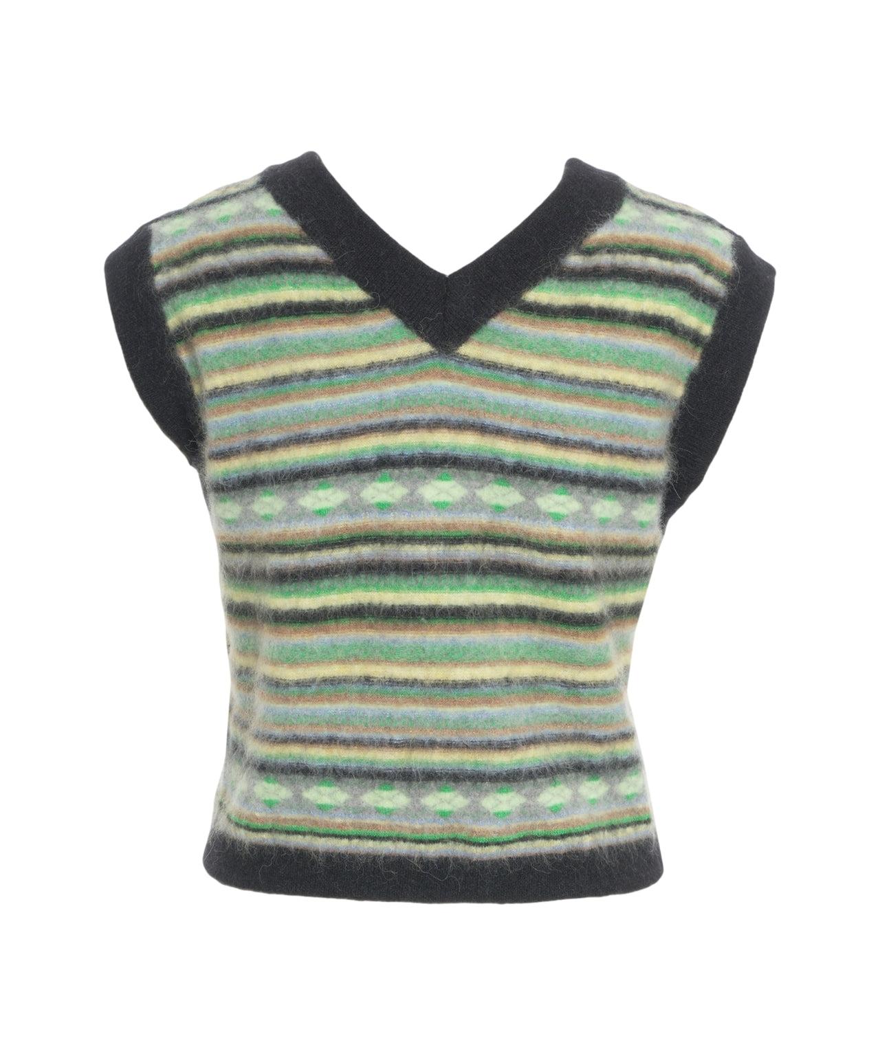 Knit vest with pattern Product Image
