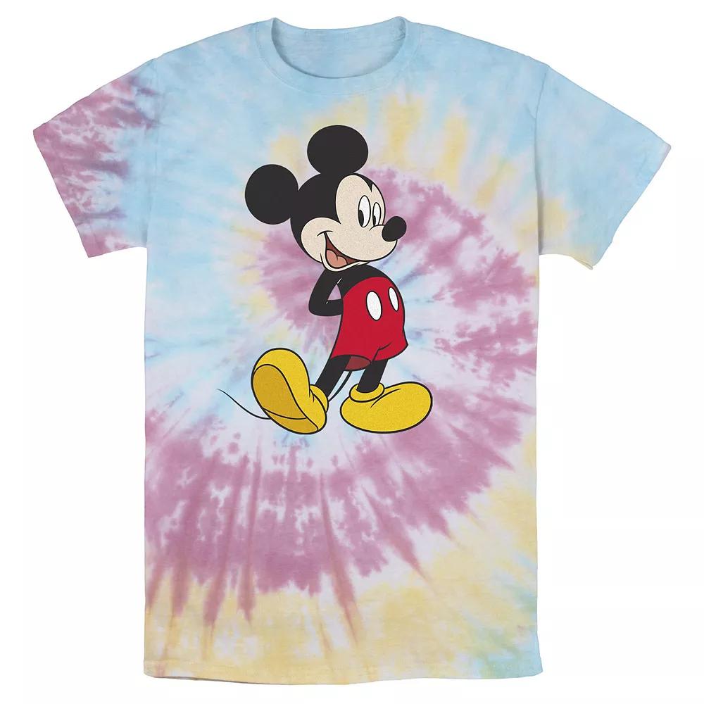 Disney's Mickey Mouse Men's Smiling Pose Wash Tee,  Product Image