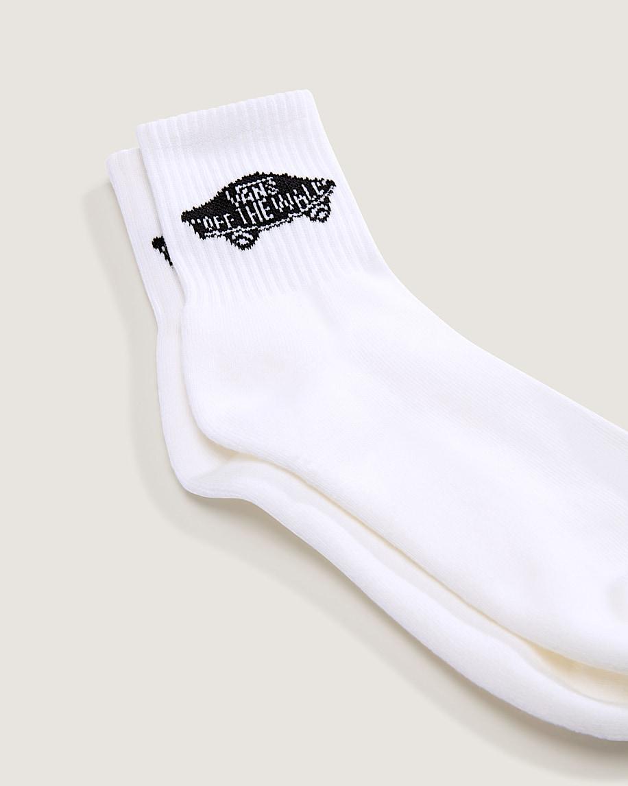 Vans Classic Half Crew Socks in White| Vans US Product Image