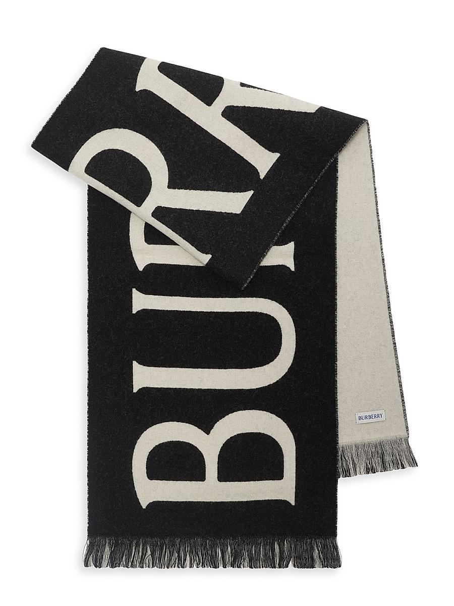 Mens Logo Wool Scarf Product Image