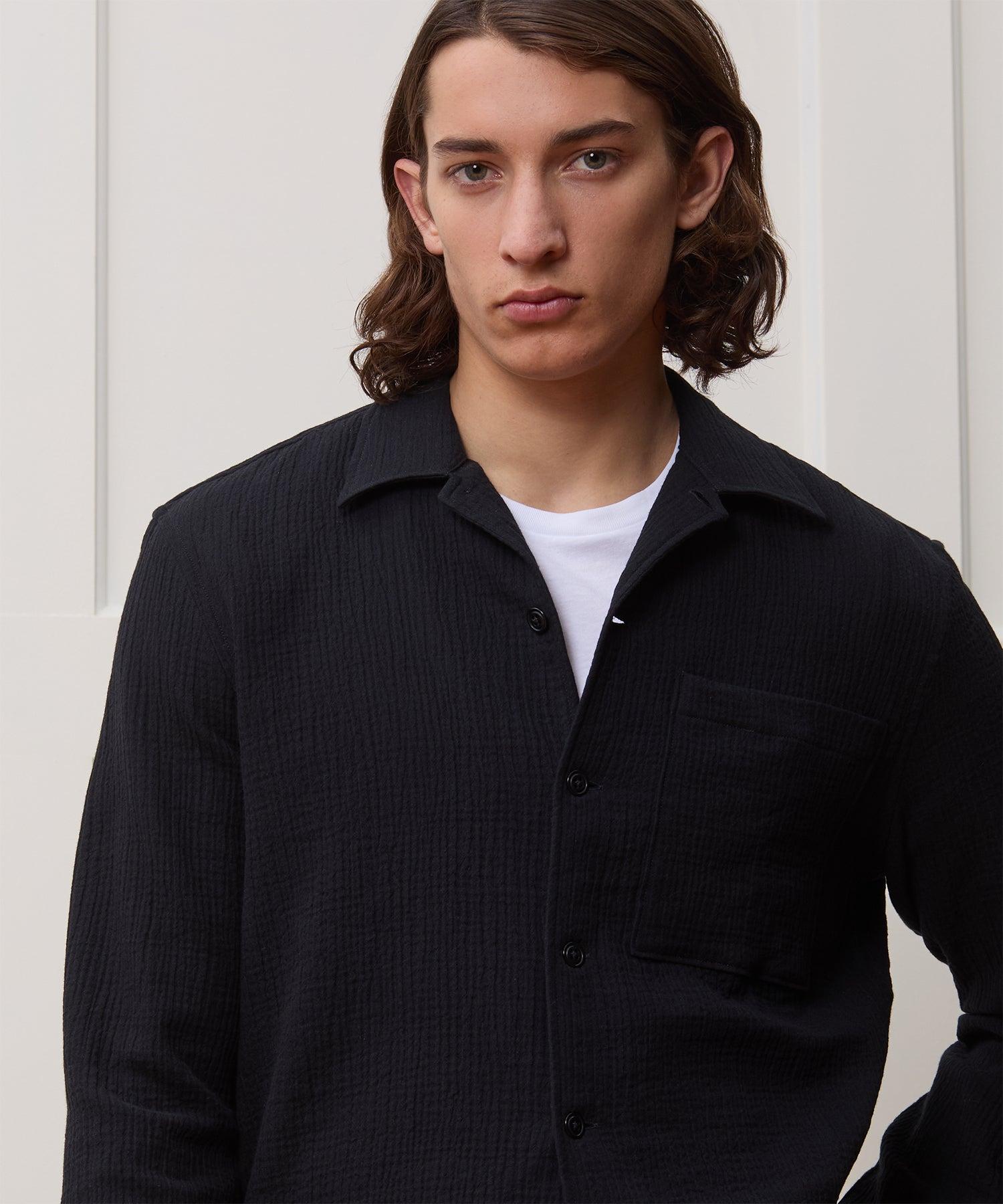 Cotton Double Cloth Gauze Overshirt Product Image