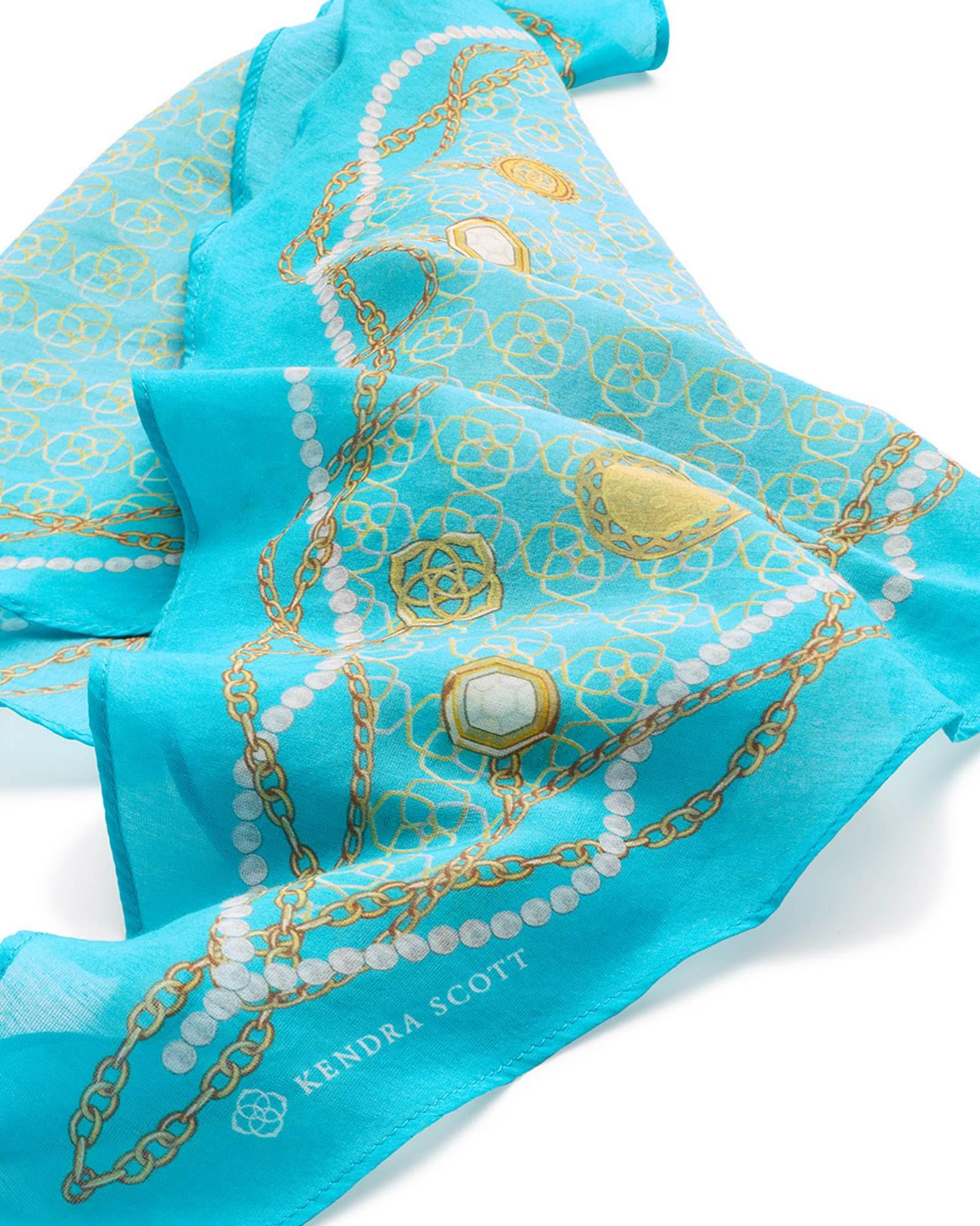 Lily Diamond Scarf in Blue Product Image