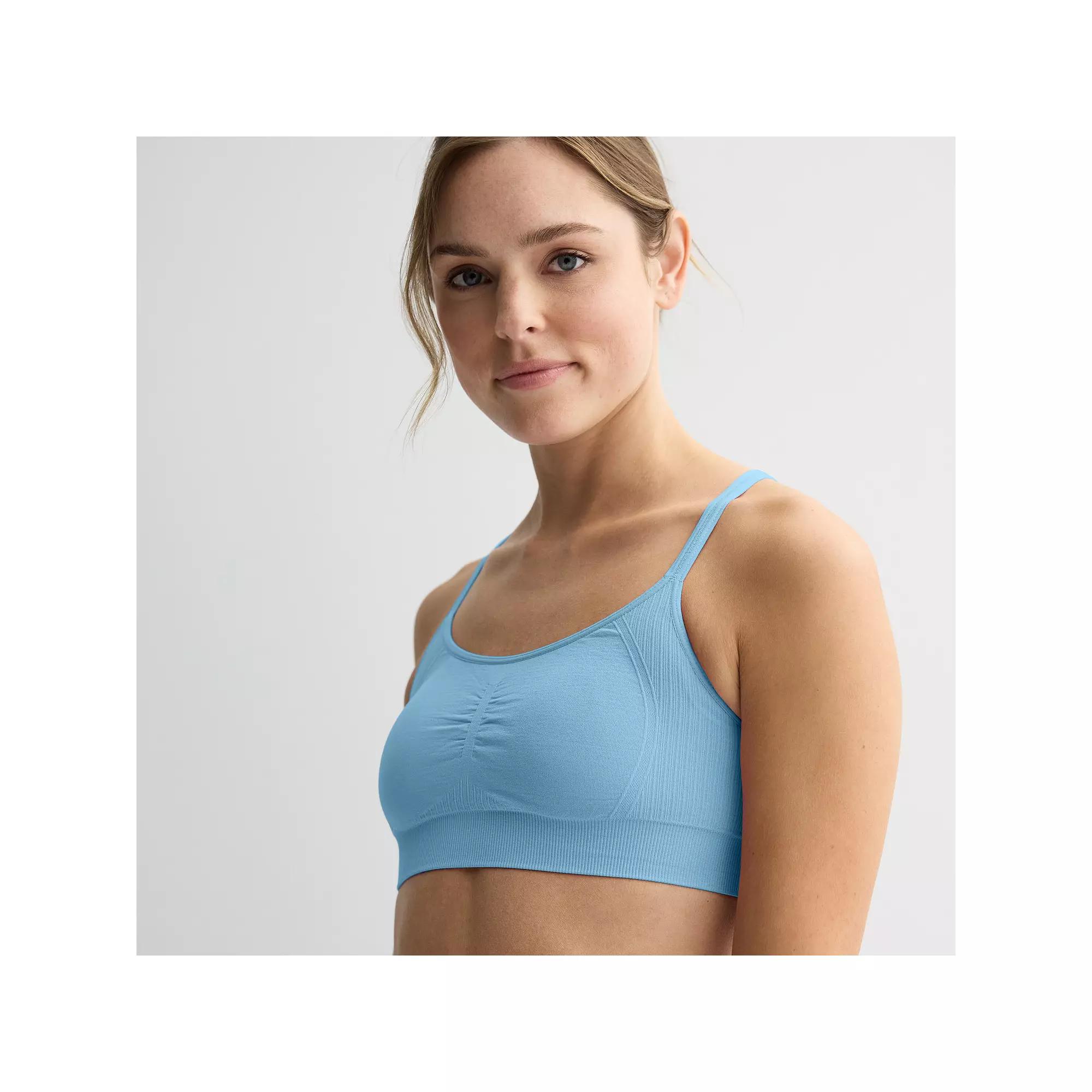 Tek Gear® Seamless Low-Impact Adjustable Sports Bra, Women's,  Product Image
