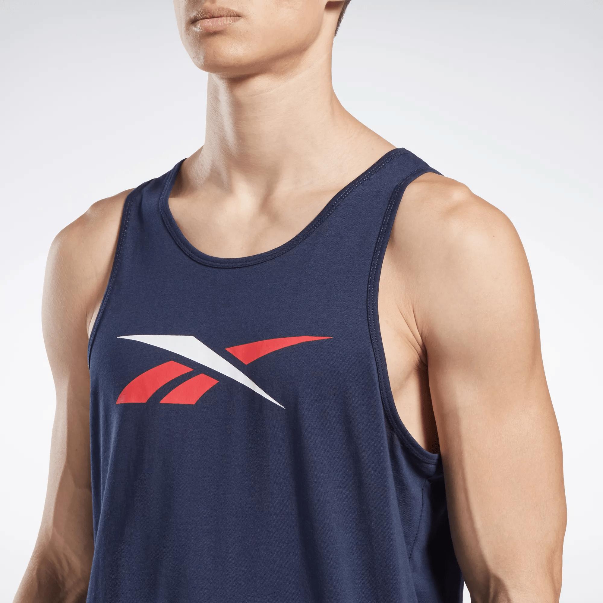 Men's Reebok Graphic Series Vector Tank Top Male Product Image