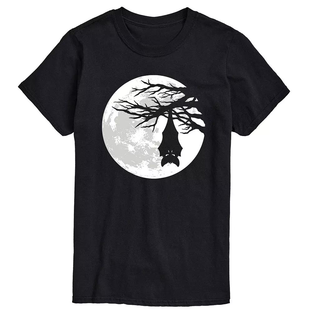 Big & Tall Hanging Bat Moon Tee, Men's,  Product Image