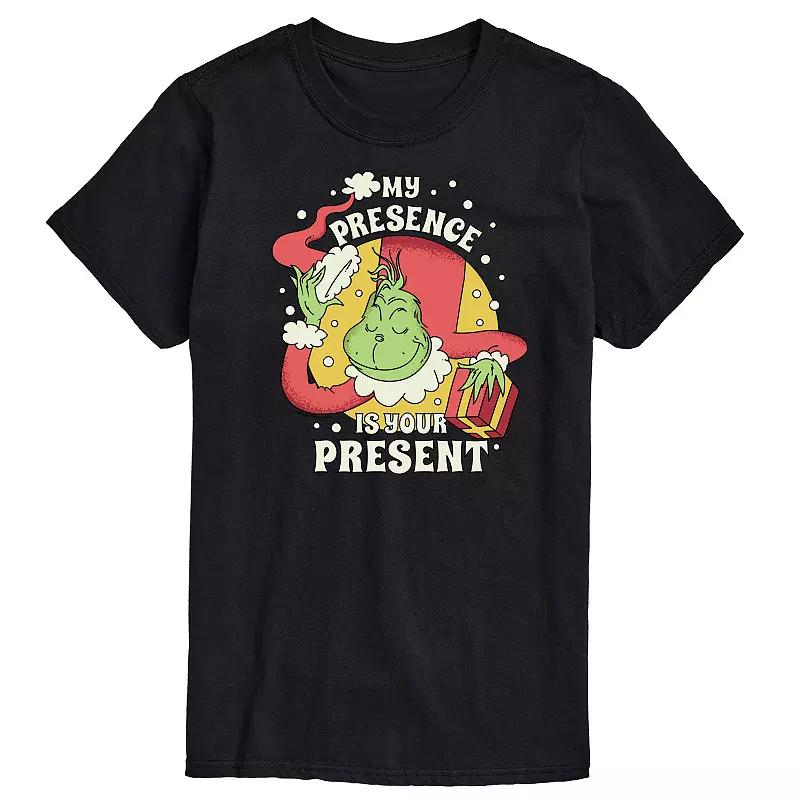 Men's Dr. Seuss The Grinch My Presence Is Your Present Graphic Tee,  Product Image