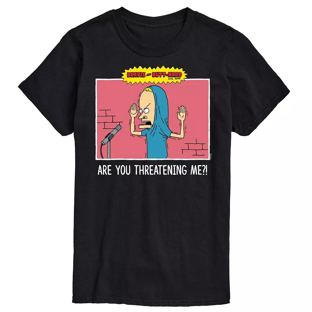 Men's Beavis And Butthead Threatening Me Tee,  Product Image