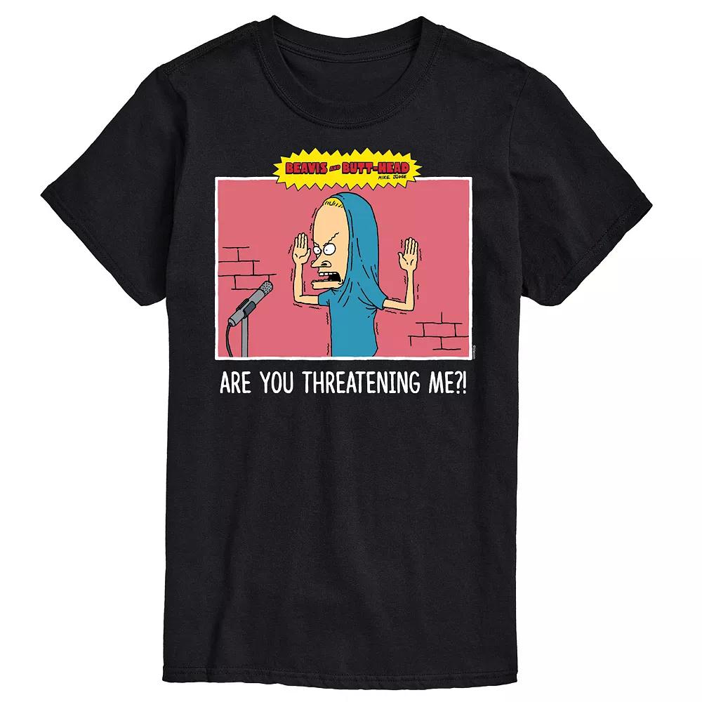 Men's Beavis And Butthead Threatening Me Tee,  Product Image