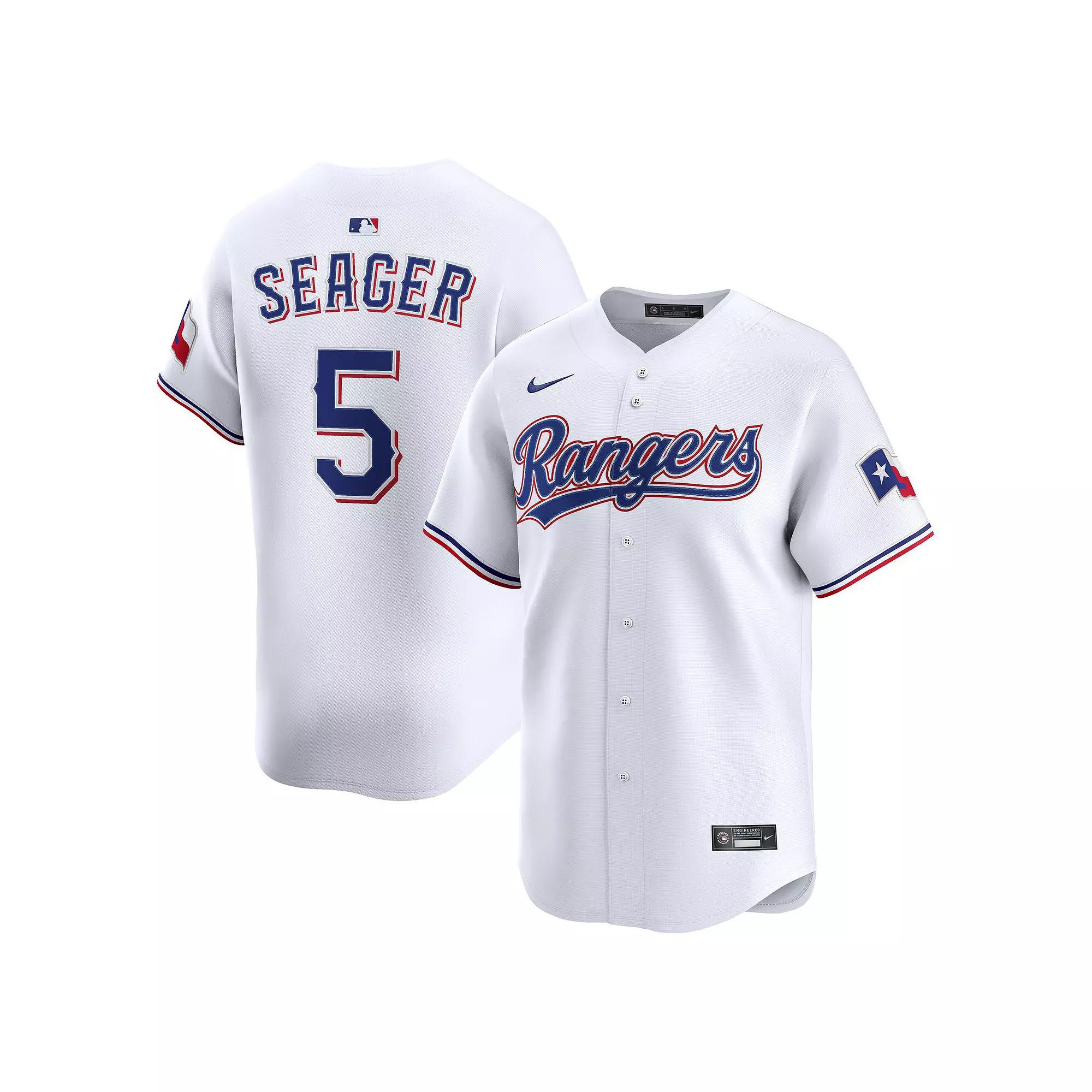 Men's Nike Corey Seager White Texas Rangers Alternate Limited Player Jersey,  Product Image