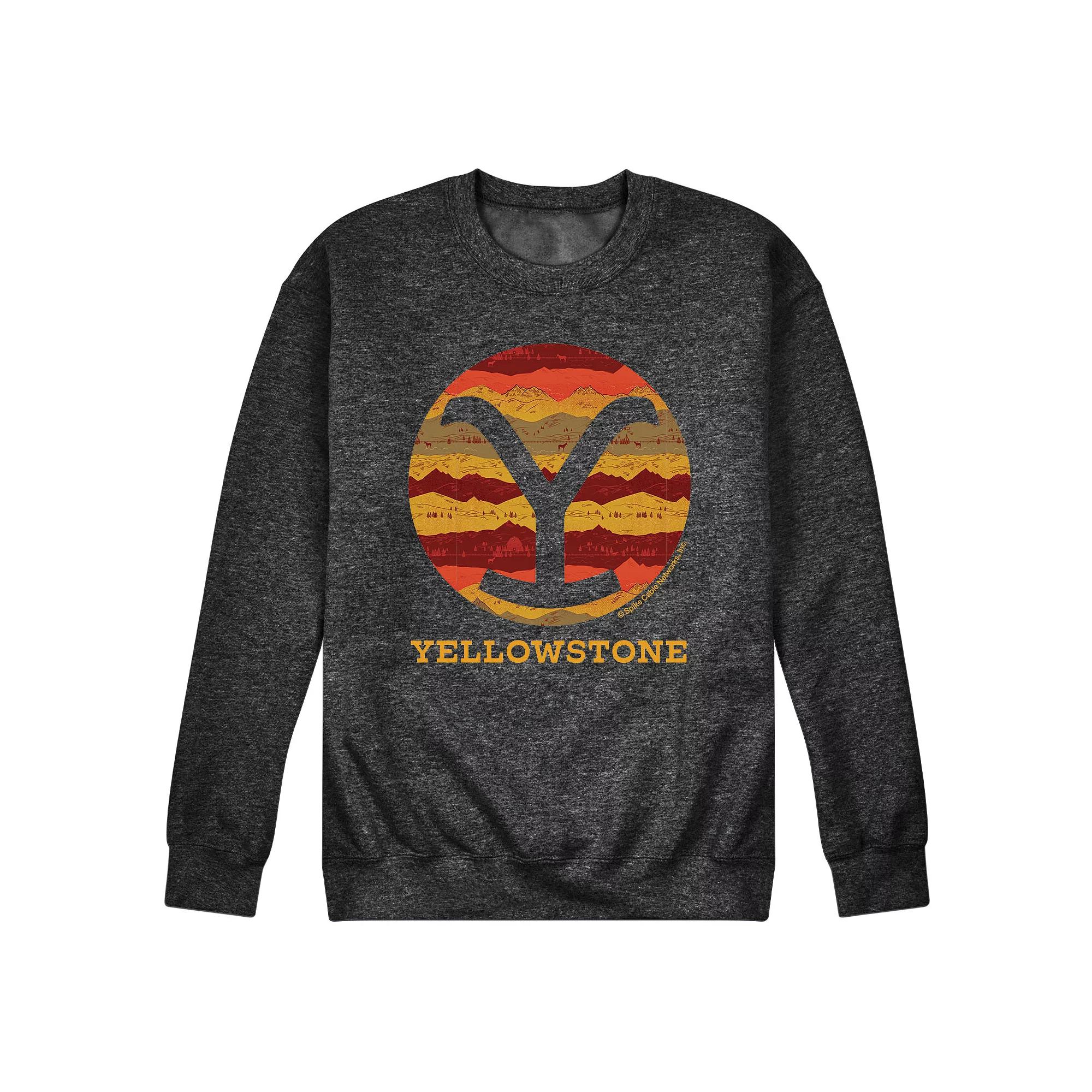 Men's Yellowstone Patterned Y Sweatshirt,  Product Image
