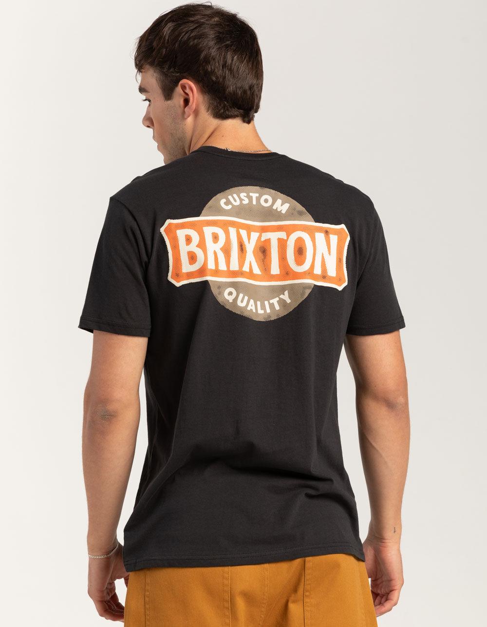BRIXTON Wendall Mens Tee - BLACK Product Image