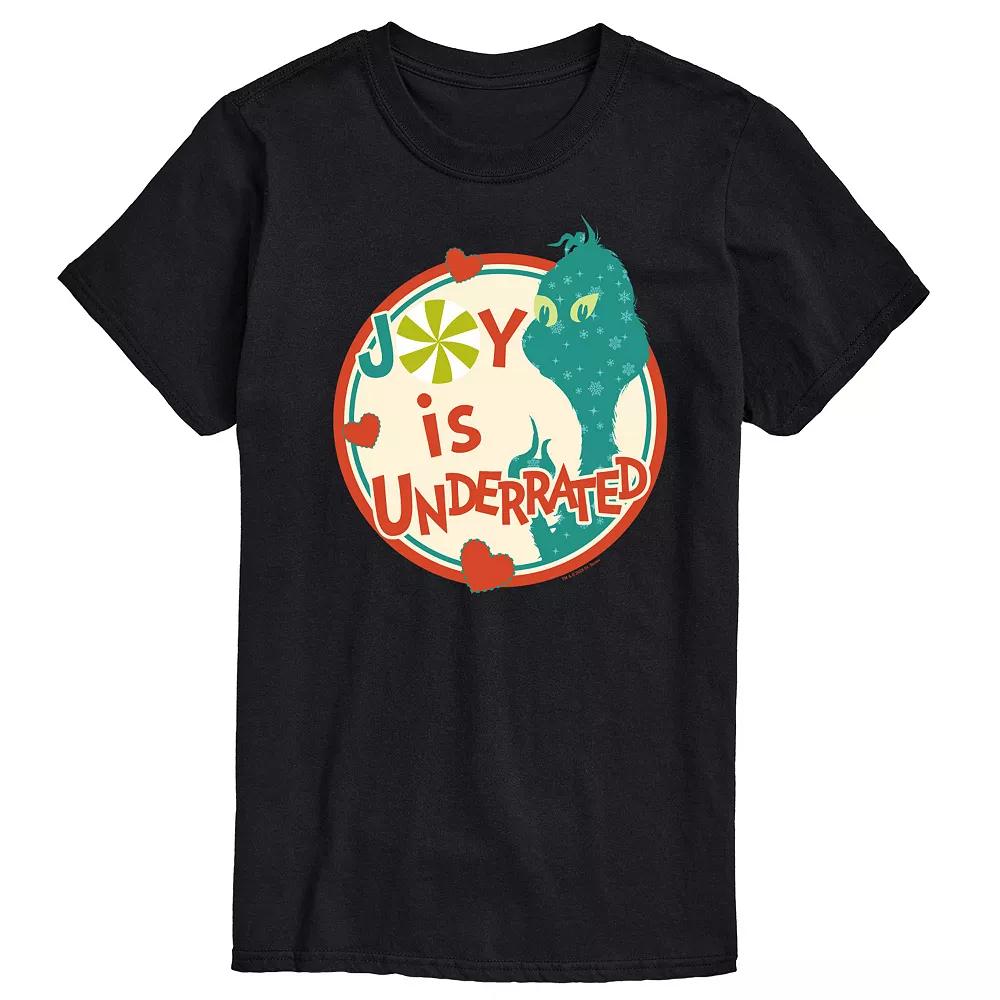 Men's Dr. Seuss The Grinch Joy Is Underrated Graphic Tee,  Product Image