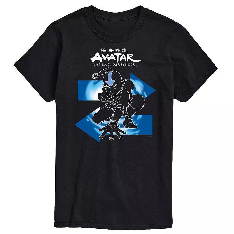 Big & Tall Avatar The Last Airbender AANG Graphic Tee, Men's,  Product Image
