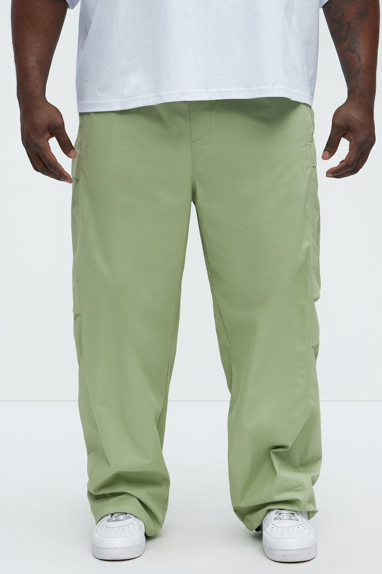 Baggy Chase Utility Cargo Pants - Sage Product Image