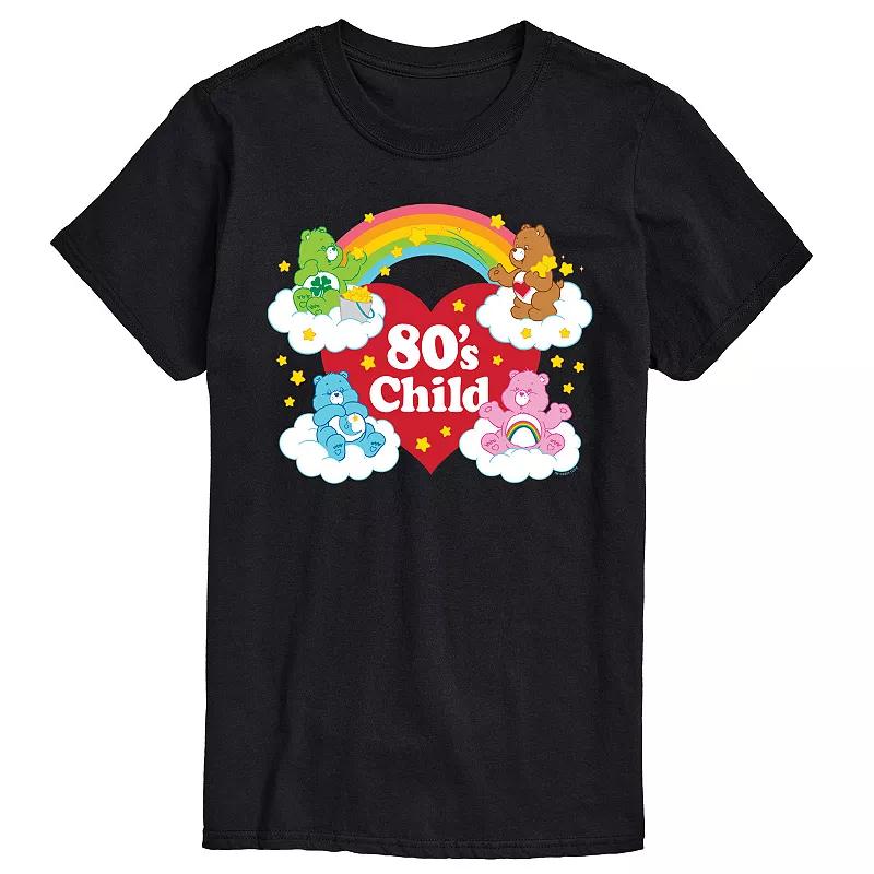 Big & Tall Care Bears 80s Child Graphic Tee, Men's,  Product Image