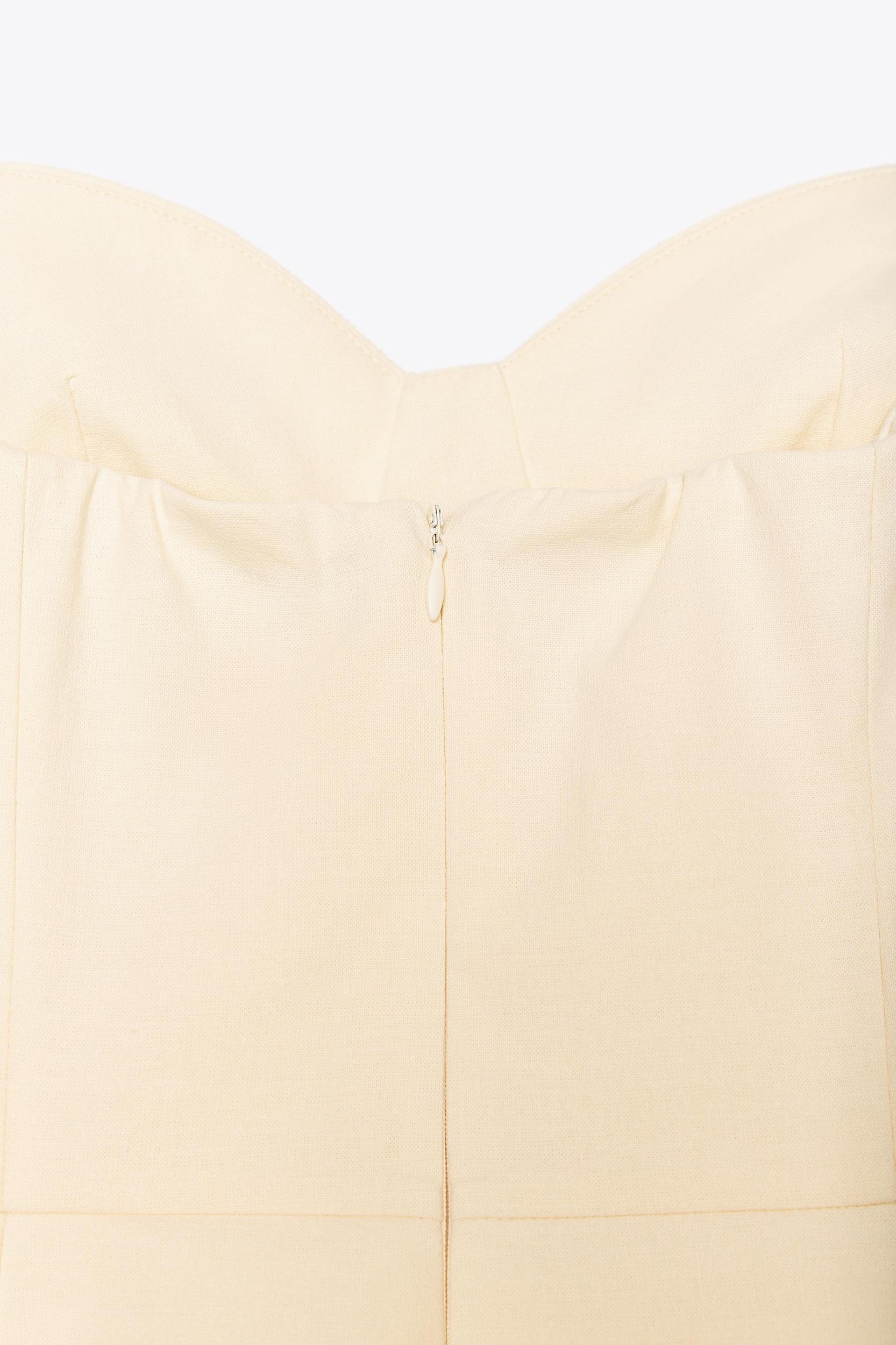 STRAPLESS MINI DRESS Product Image