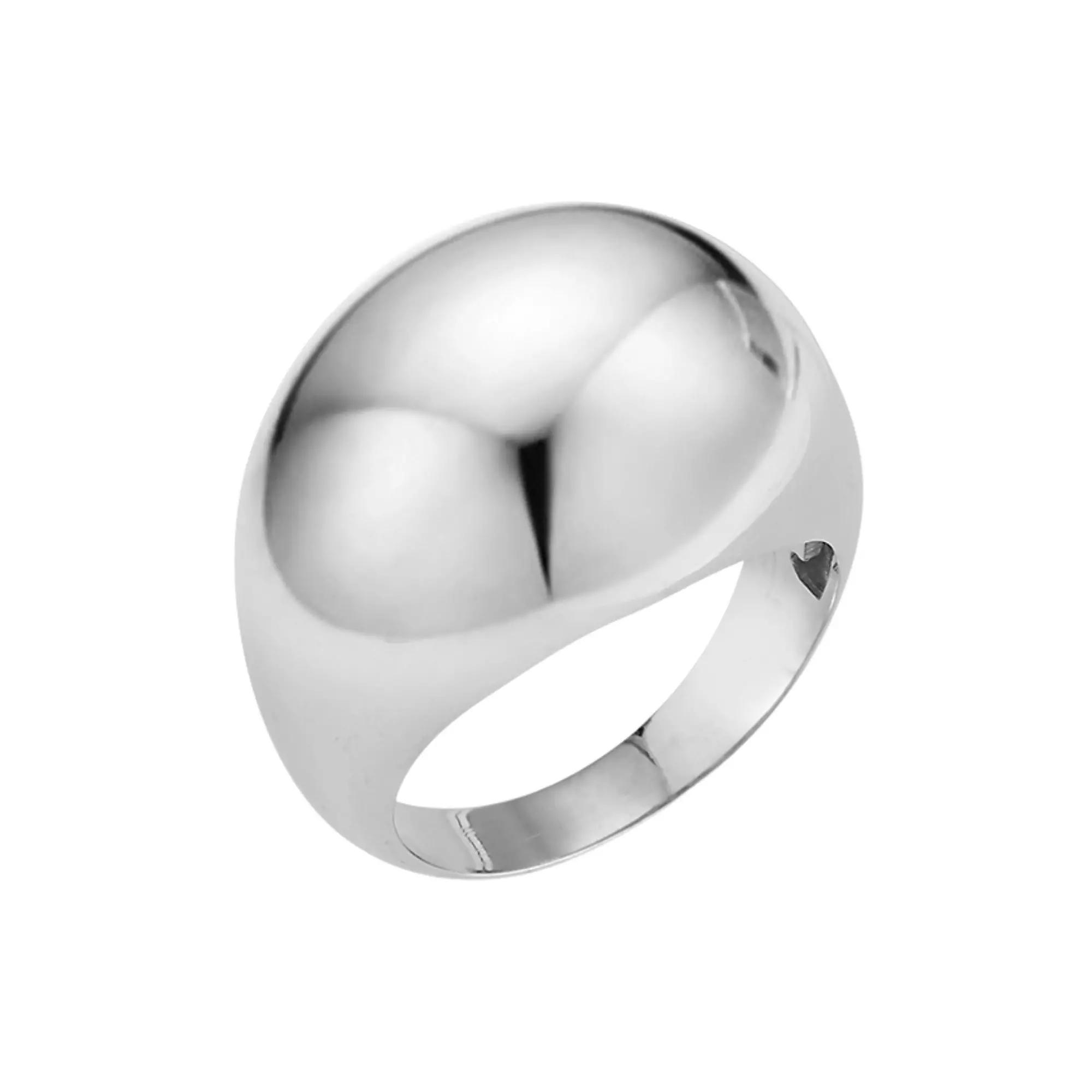 Sunkissed Sterling Bold Dome Ring, Womens Silver Tone Product Image