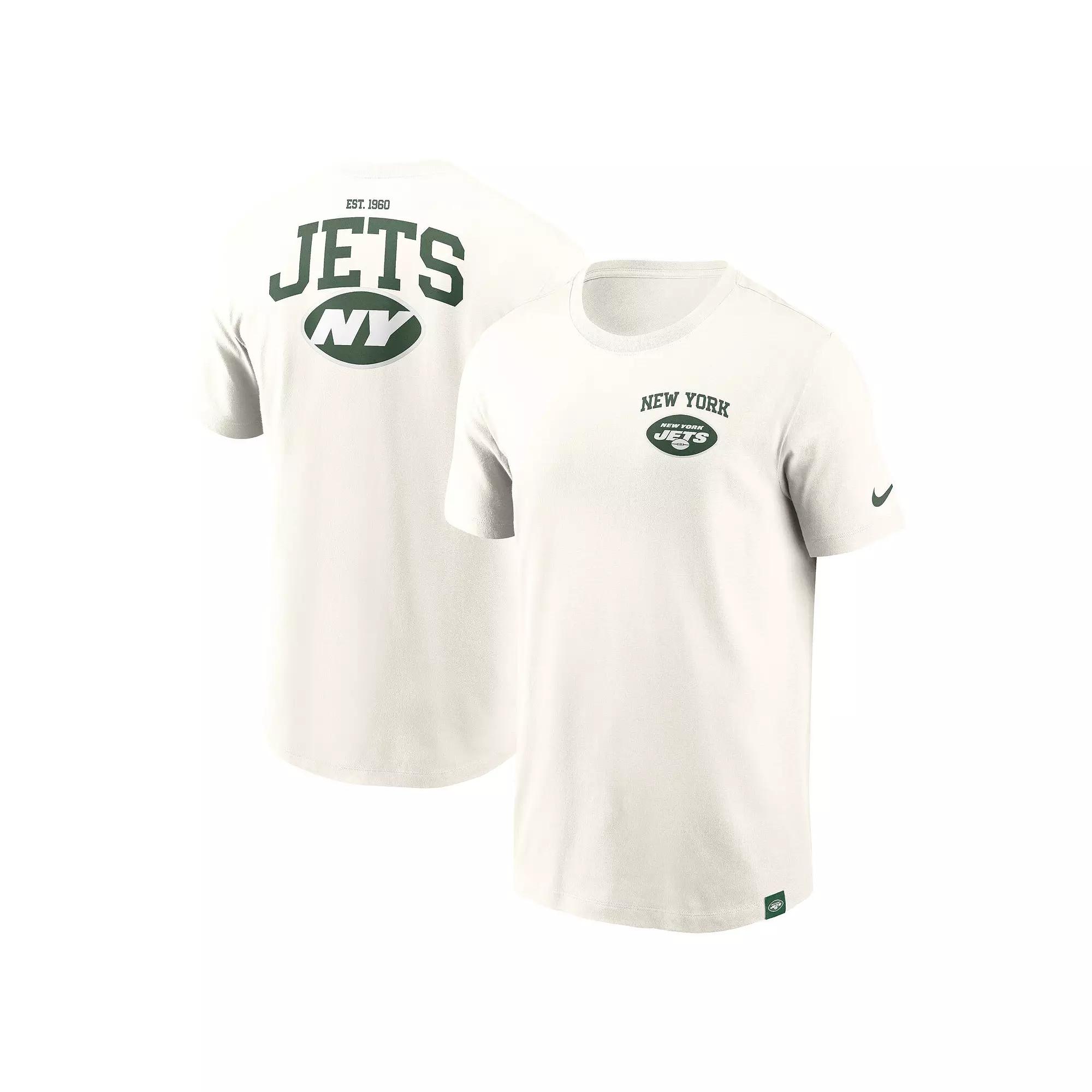 Men's Nike Cream New York Jets Blitz Essential T-Shirt, Size: Small, Beige Product Image