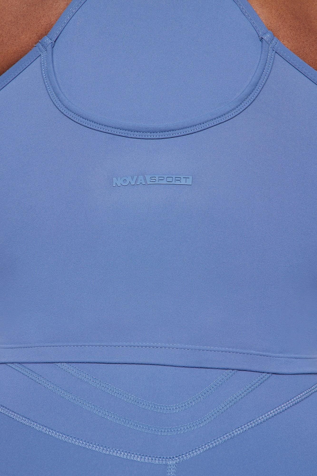 Tone Up Super Soft Active Top - Slate Blue Product Image