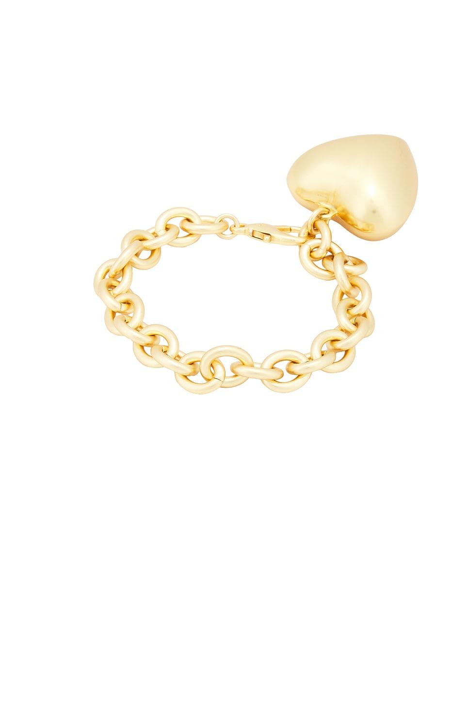 The Puffy Heart Gold Bracelet Roxanne Assoulin Product Image