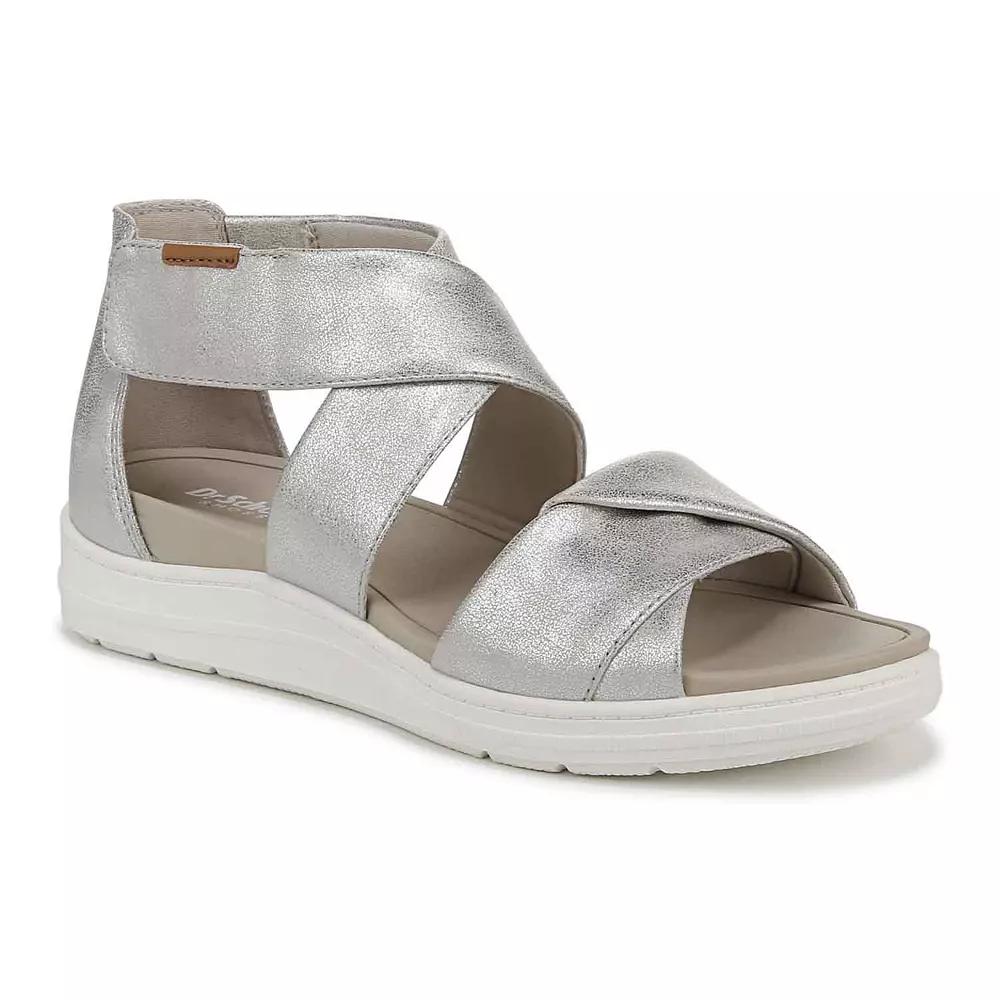 Dr. Scholl's Time Off Fun Women's Sandals, Size: 9, Silver Product Image