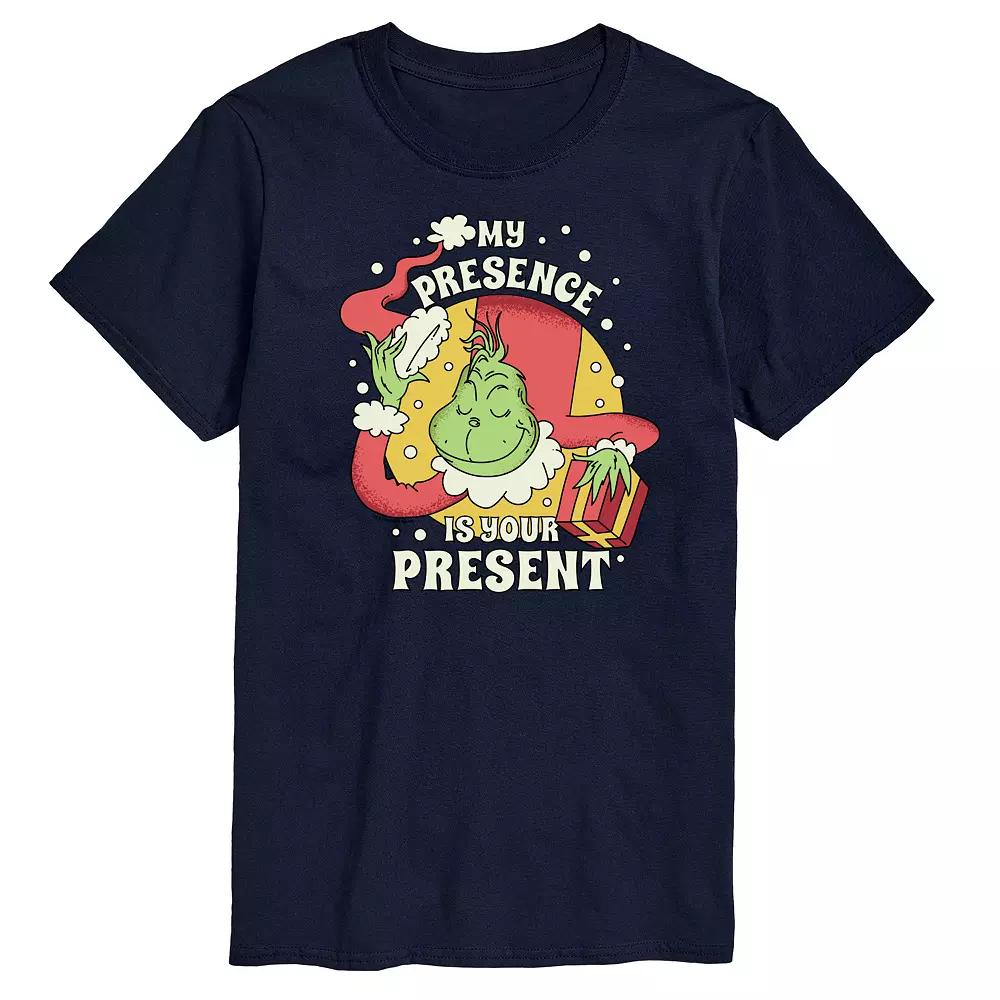 Men's Dr. Seuss The Grinch My Presence Is Your Present Graphic Tee,  Product Image