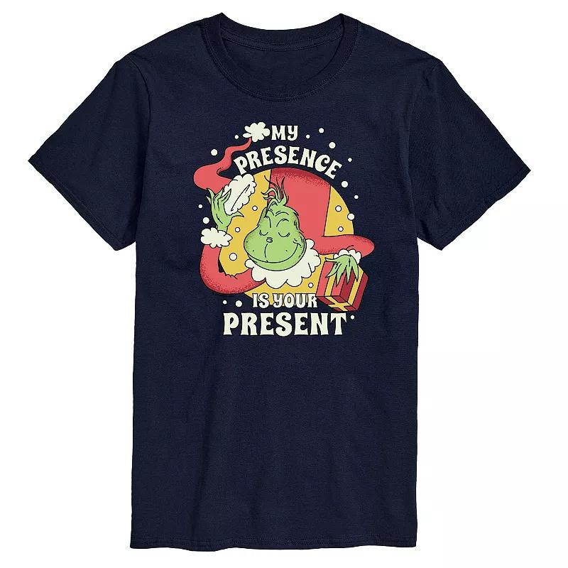 Men's Dr. Seuss The Grinch My Presence Is Your Present Graphic Tee,  Product Image