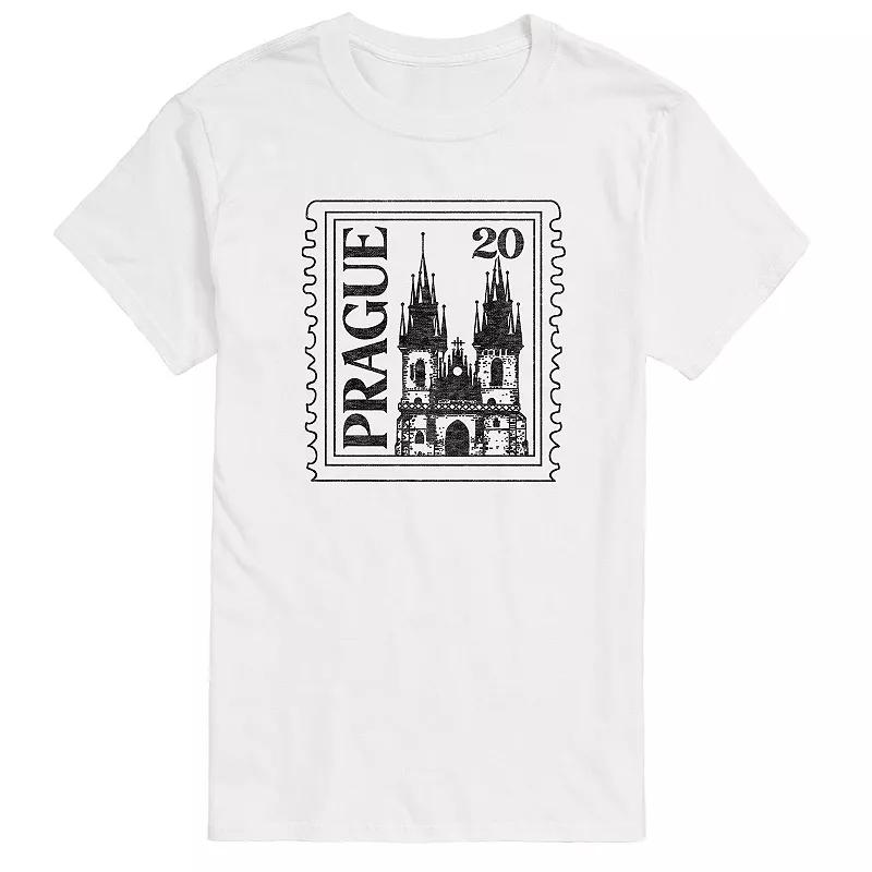 Men's Prague Postage Stamp Graphic Tee,  Product Image