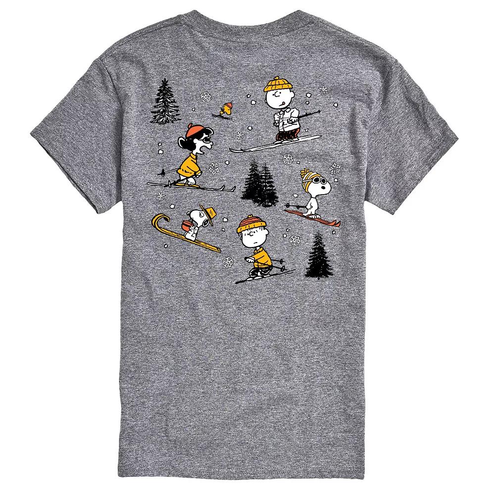 Big & Tall Peanuts Skiing Graphic Tee, Men's,  Product Image