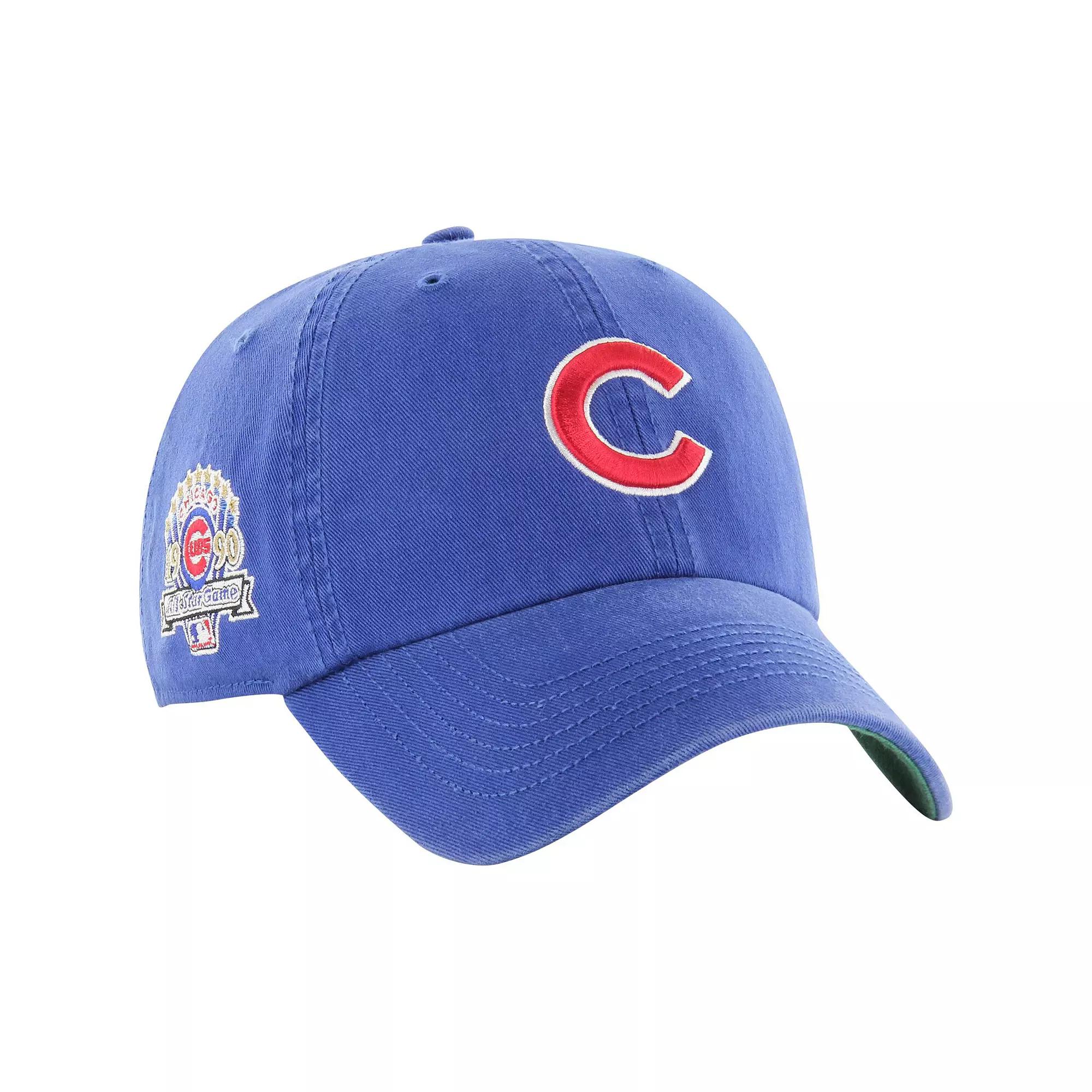 Men's '47 Royal Chicago Cubs Sure Shot Classic Franchise Fitted Hat, Size: XL, Blue Product Image