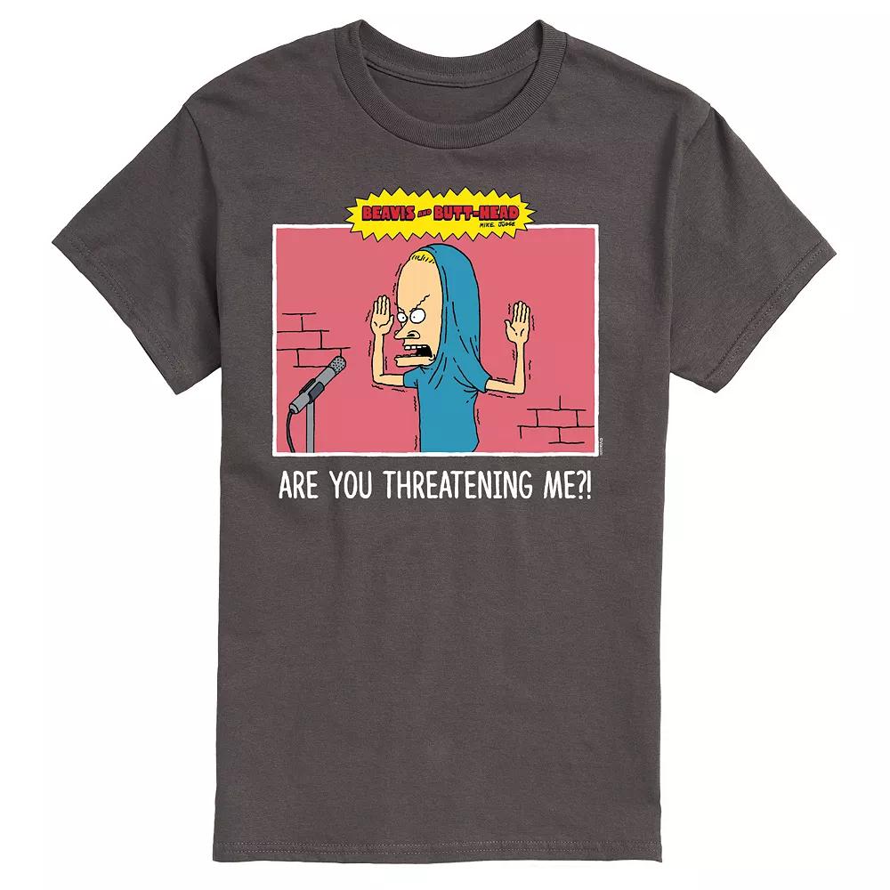 Big & Tall Beavis & Butthead Threatening Me Tee, Men's,  Product Image