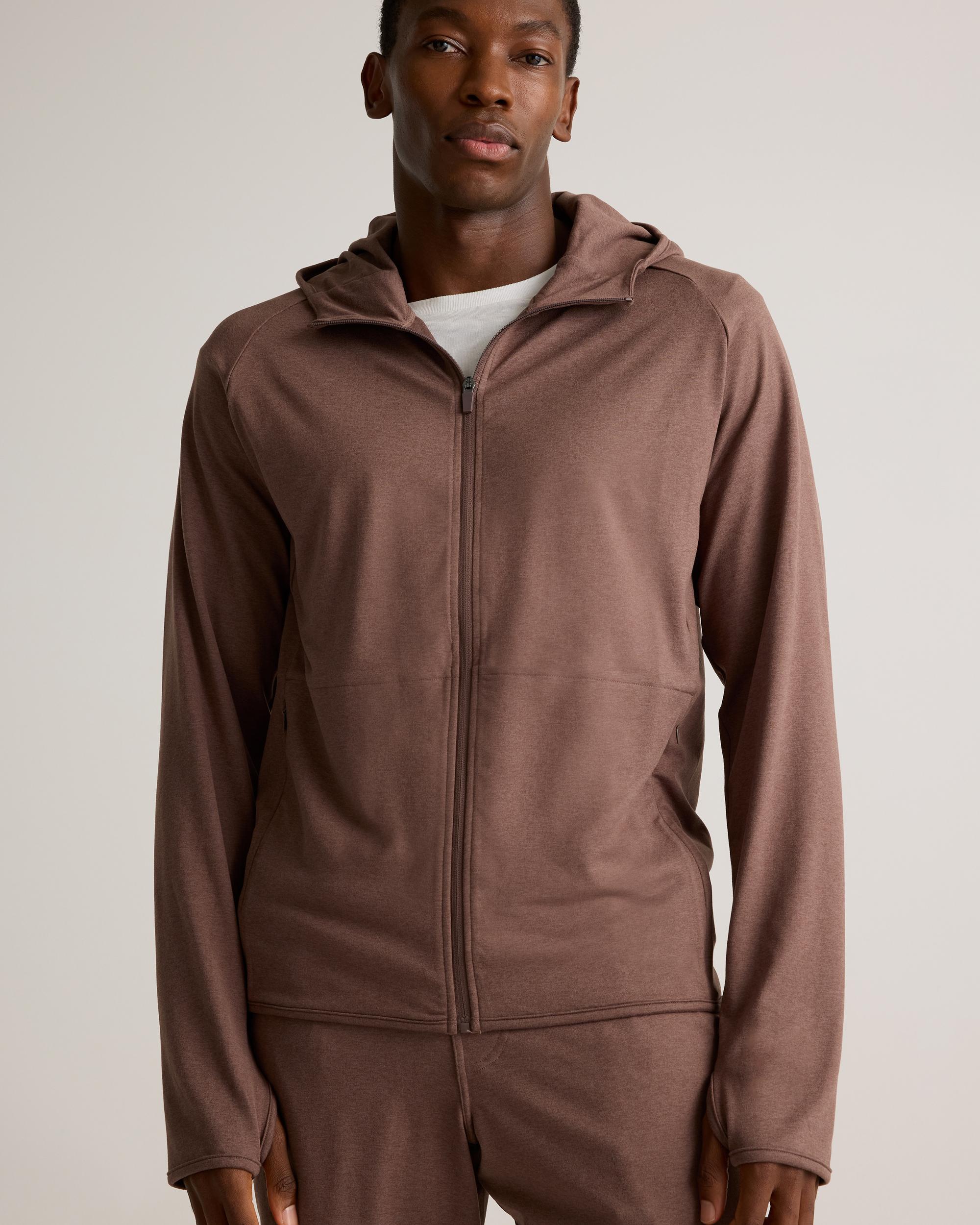 Quince | Men's Flowknit Performance Zip Hoodie Recycled Polyester Product Image