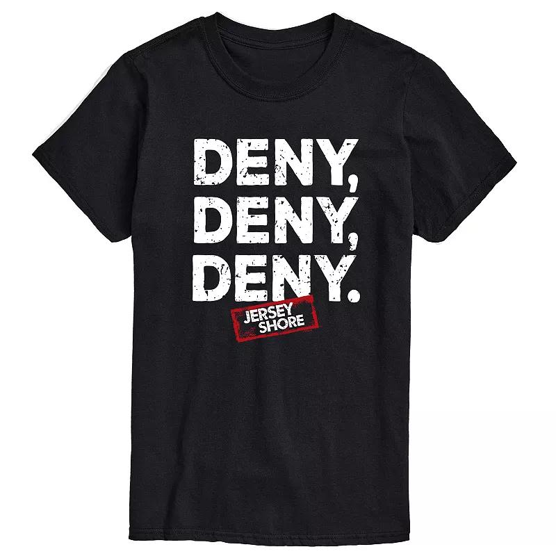Big & Tall Jersey Shore Deny Deny Deny Graphic Tee, Men's,  Product Image