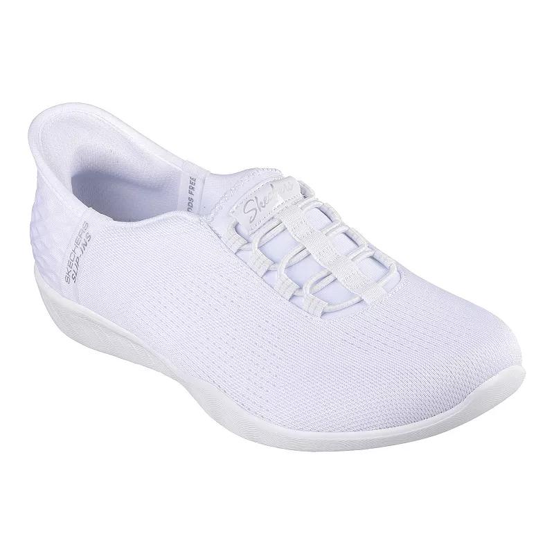 Skechers Hands Free Slip-ins® Newbury St Lightly Women's Shoes, Size: 5.5, White Product Image
