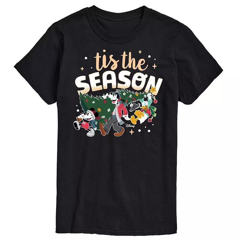 Disney's Big & Tall Tis The Season Graphic Tee, Men's,  Product Image