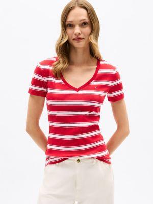 V-Neck Stripe Favorite T-Shirt Product Image
