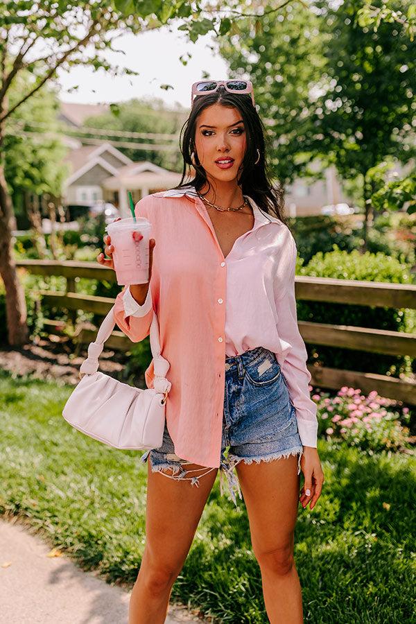 Maine Way Color Block Button Up Product Image