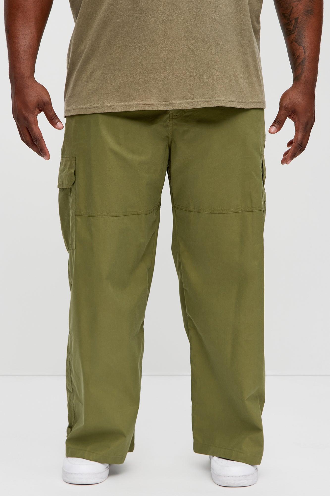 At The Time Baggy Cargo Pants - Olive Product Image